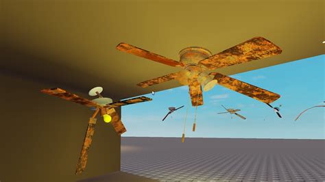 Broken Fan And Wobbly Ceiling Fan Kipas Angin Berkarat Roblox YouTube