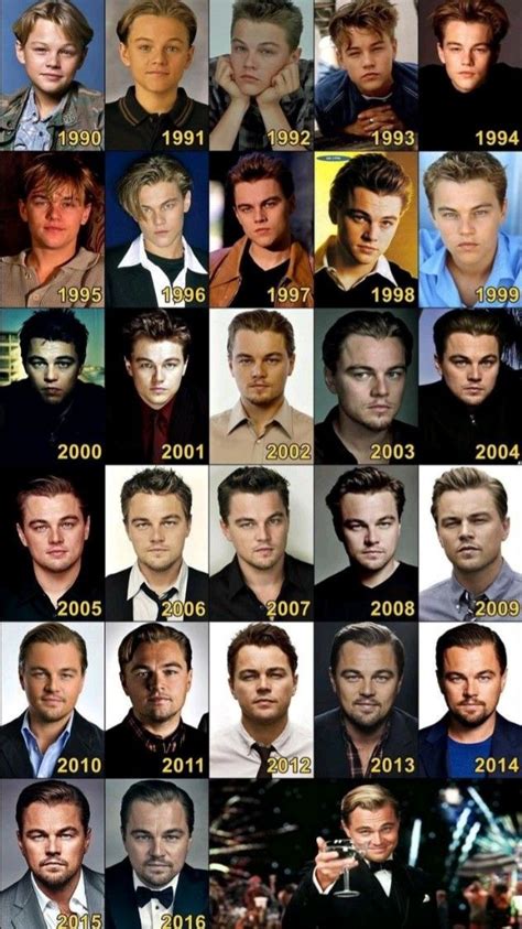 Leonardo Dicaprio Through The Years Leonardo Dicaprio 90s Young