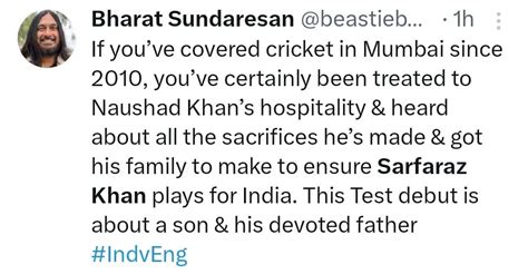 Ind Vs Eng Fans Get Emotional As Sarfaraz Khan Finally Makes His Test