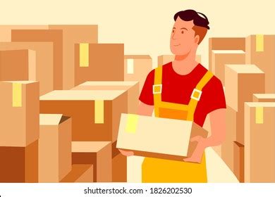 4,605 Warehouse worker cartoon Images, Stock Photos & Vectors | Shutterstock