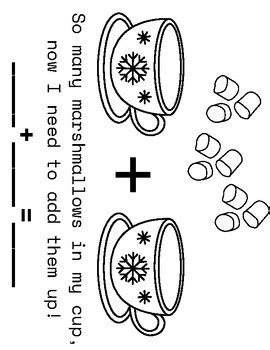 Hot Cocoa And Marshmallow Addition By PreK With Play TPT