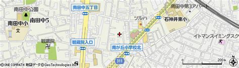 東京都練馬区南田中3丁目の地図 住所一覧検索｜地図マピオン