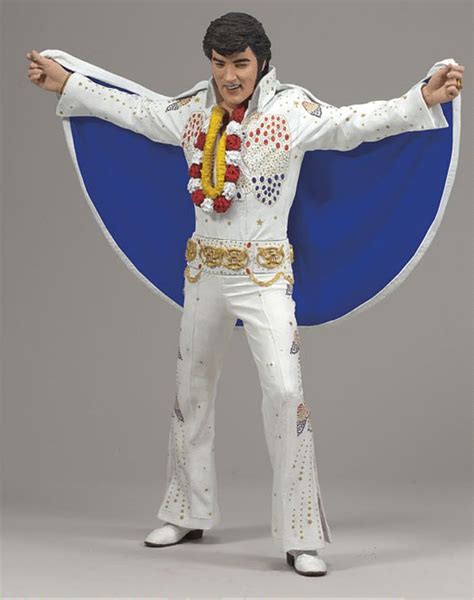 Elvis Presley ® Figure In American Eagle White Jumpsuit