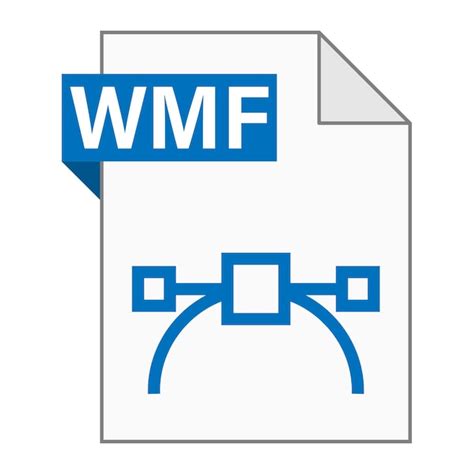 Premium Vector Modern Flat Design Of Wmf File Icon For Web