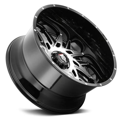 AMERICAN TRUXX AT184 DNA Wheels Gloss Black With Machined Face And