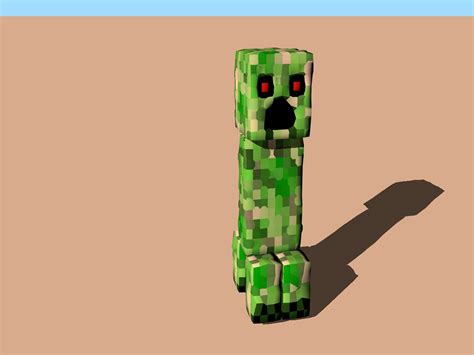 Minecraft Creeper | Rigged | VotoN Free 3D Model - .lib4d - Free3D