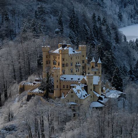 HOHENSCHWANGAU, GERMANY - 23 FEBUARY 2018: Neuschwanstein Castle In ...