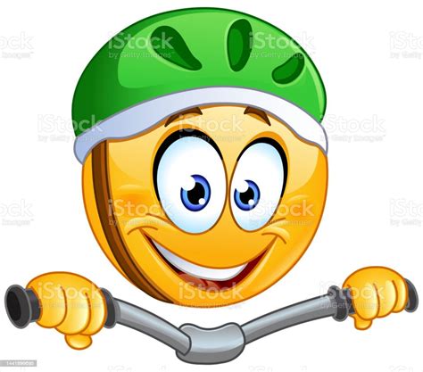 Riding Bike Emoji Stock Illustration Download Image Now Cycling