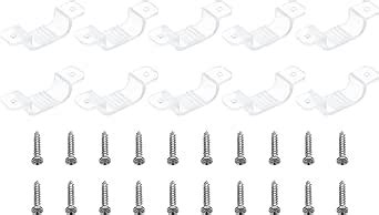 PATIKIL LED Strip Light Clips 100 Pack Mounting Bracket Fixing Clips