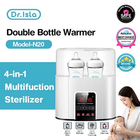 Jual Dr Isla Sterilizer Botol Bayi Bottle Warmer 200ml Baby Safe