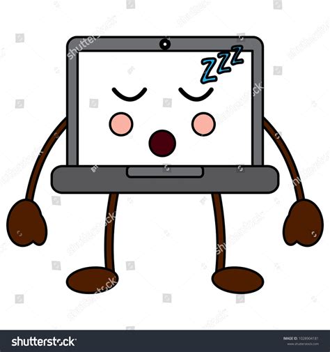 Laptop Computer Emoji Icon Image Stock Vector (Royalty Free) 1028904181 ...