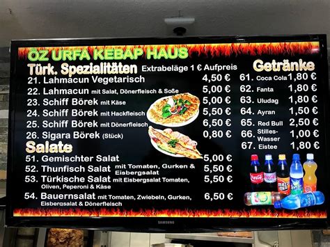 Speisekarte Von Z Urfa Kebap Haus Restaurant Babenhausen