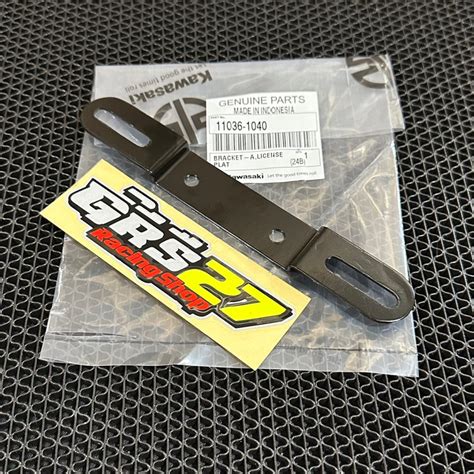 Jual BREKET DUDUKAN PLAT NOMER BELAKANG NINJA R SS RR 150 BRACKET A