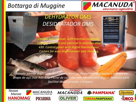 EQUIPMENT TO MAKE BOTTARGA DI MUGGINE TM MACANUDA CIMM