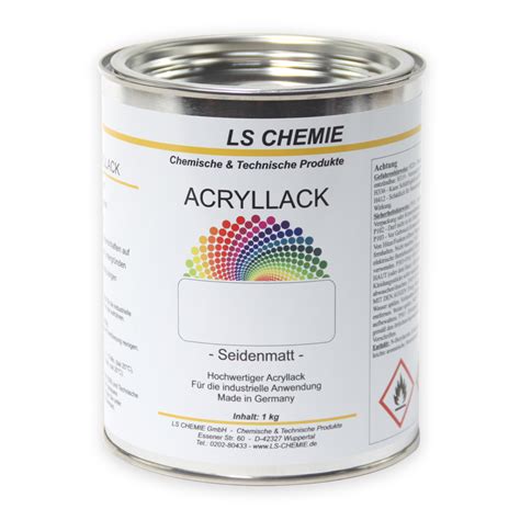 1 Kg Acryllack 1K Lack In RAL 7035 Lichtgrau Seidenmatt LS