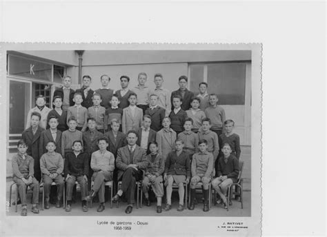 Photo De Classe 5ème De 1959 Lycee De Garcons Copains Davant