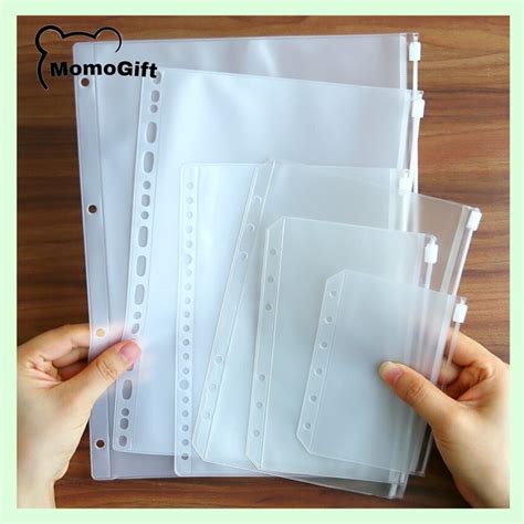 Jual Zipper Pocket Binder A A A B A Transparent Ziplock Bag