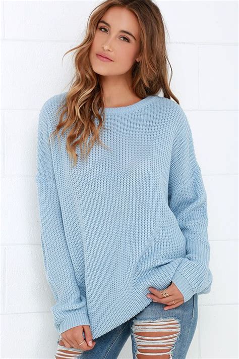 Island Ferry Light Blue Sweater Blue Sweater Outfit Light Blue Shirt