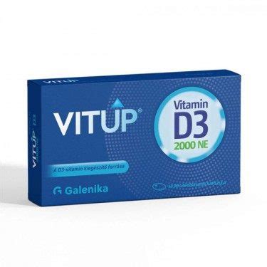 Vitup D3 vitamin 2000 NE lágyzselatin kapszula 60x