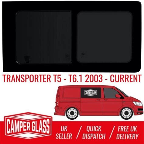 T5 T6 Transporter Driver Side Rear Opening Privacy Window Tinted 2003 Current Ebay