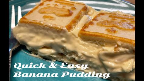 THE BEST BANANA PUDDING WITH CHESSMAN COOKIES QIUCK EASY SIMPLY