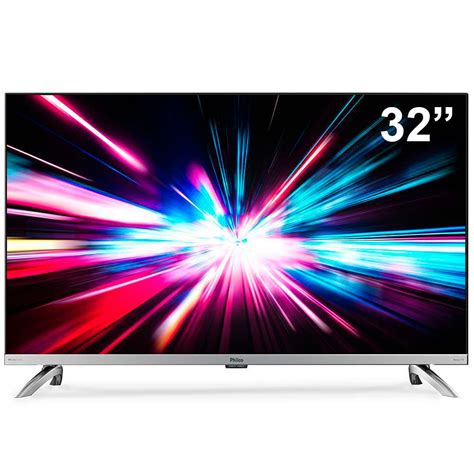 Smart TV LED 32 HD Philco PTV32G7PR2CSBLH Roku TV Dolby Audio Midia