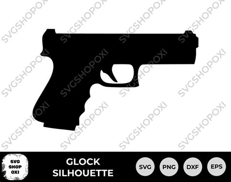 Glock Svg Png Eps Dxf Cricut Silhouette File Etsy