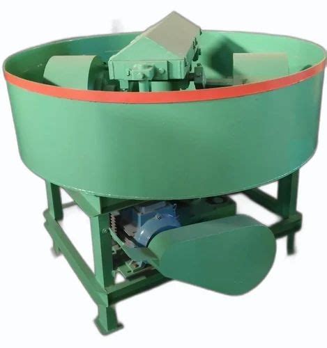 Electric Semi Automatic Roller Pan Mixer Machine At Rs 150000 In Morbi