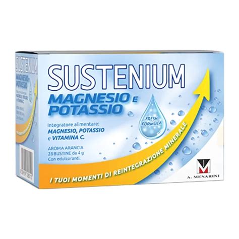 Sustenium Magnesio E Potassio 28 Bustine Da 4g