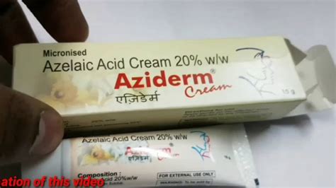 Aziderm Azelaic Acid Cream 20 Packaging Size 15 G At Rs 250piece In Nagpur