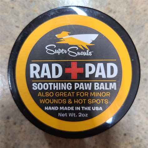 Super Snouts Rad Pad Paw Balm 2oz Deckers Dog Cat