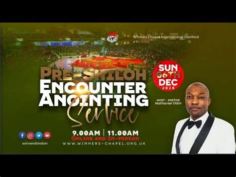 PRE SHILOH ENCOUNTER ANOINTING 1ST SERVICE 6TH DECEMBER 2020 YouTube