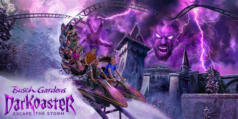 DarKoaster Busch Gardens Williamsburg Reveals Replacement Of Curse Of