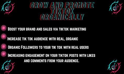 Grow And Promote Tiktok Page Organically Tiktok Followers By Nurukampro Fiverr