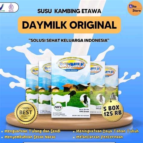 Jual Paket 5 BOX Susu Etawa Daymilk Original Solusi Nyeri Sendi Dan