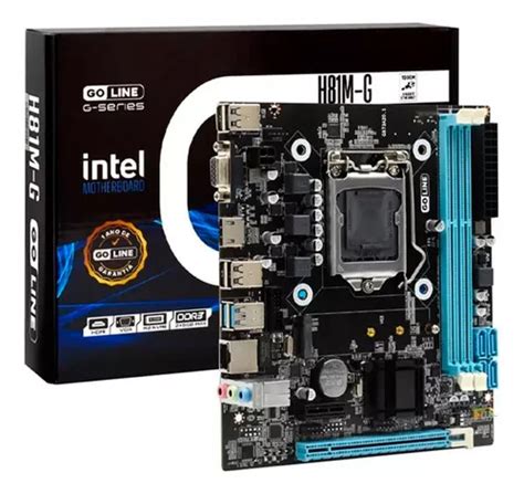 Placa Mae Intel 1150 H81m g 2xddr3 Vga hdmi 4ªg Goline