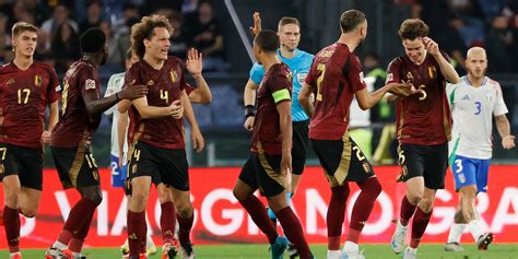 Italy 2 2 Belgium Player Ratings And Match Highlights