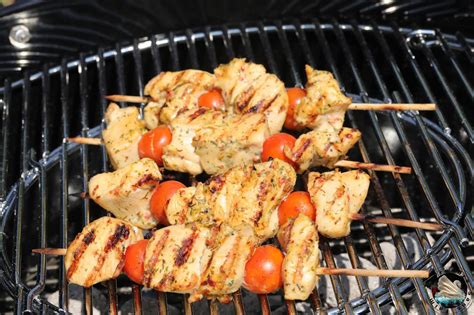 Brochettes De Poulet Thym Citron A Prendre Sans Faim