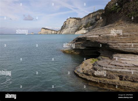 Cape Drastis Corfu Greece Stock Photo Alamy