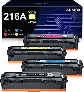 216A Con Chip Toner Di Ricambio Per HP 216A Set W2410A W2411A W2412A