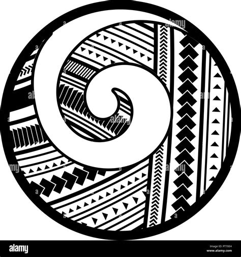 Koru S Mbolo Maor Es Una Forma Espiral Basado En Silver Fern Fronda