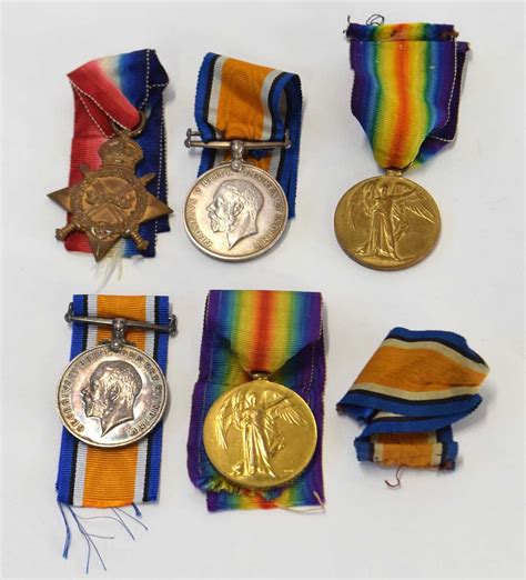 First World War British Medal Trio To Include Star