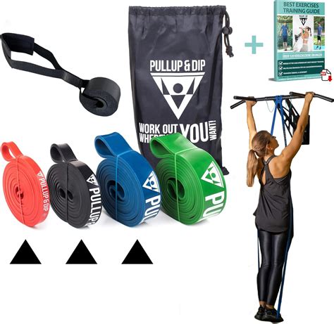 Pullup Dip Fitnessb Nder Widerstandsb Nder Mit Tasche T Ranker Und