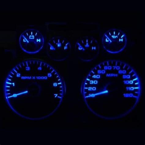 Dash Instrument Cluster Gauges Blue Led Light Kit Fits Honda