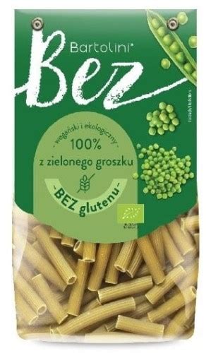 Makaron Z Zielonego Groszku Rurka Sedanini Bezglutenowy Bio G