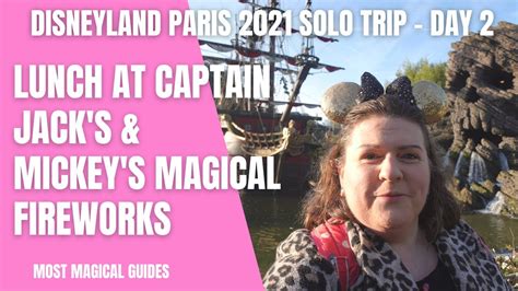 Disneyland Paris Solo Trip Day Lunch At Captain Jack S Mickey S