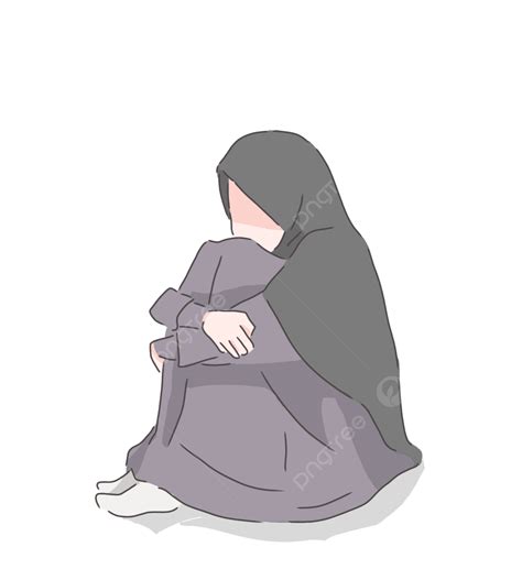 Islam Sad Hijab Girl Faceless, Sad, Girl, Headscarf PNG Transparent Clipart Image and PSD File ...