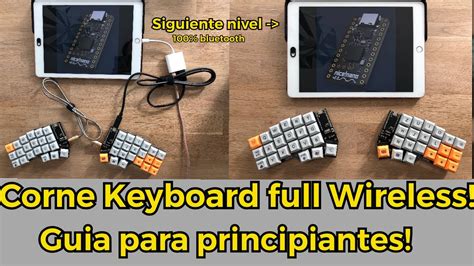 Corne Keyboard Full Wireless Nicenano Tutorial Guia Facil Mc