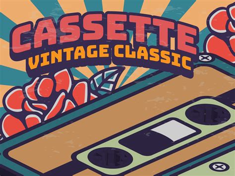 Retro Cassete Illustration By Ihd On Dribbble