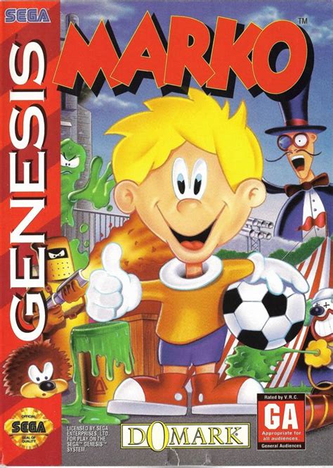 Marko 1994 Genesis Box Cover Art MobyGames